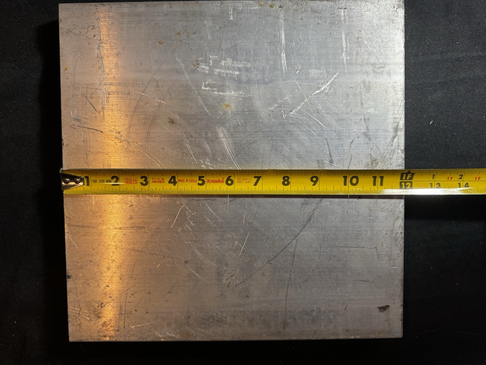 1″ X 12″ X 12” ALUMINUM 6061 FLAT BAR Solid T6511 Extruded Mill Bar Stock New