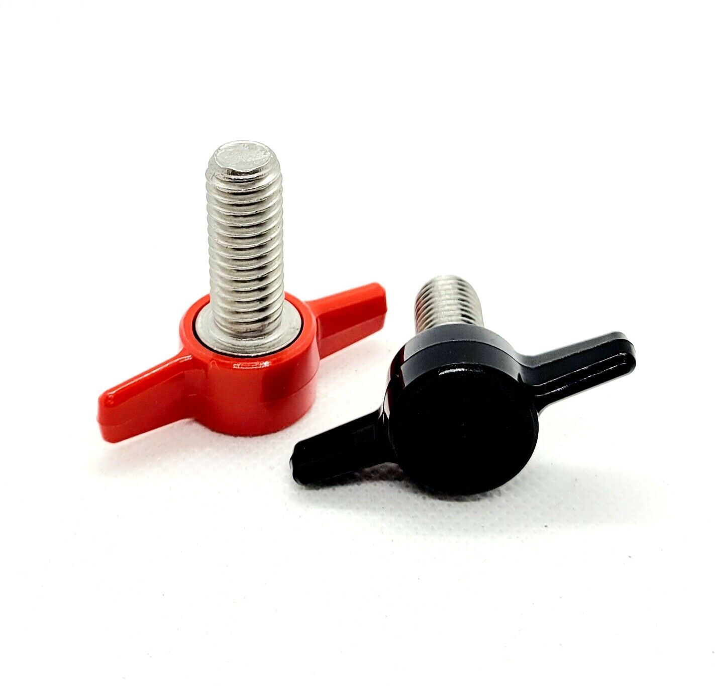 3/8″ Power Inverter Cable Bolts Thumb Screws Tee Knob Red or Black 3/4 – 1.5 in