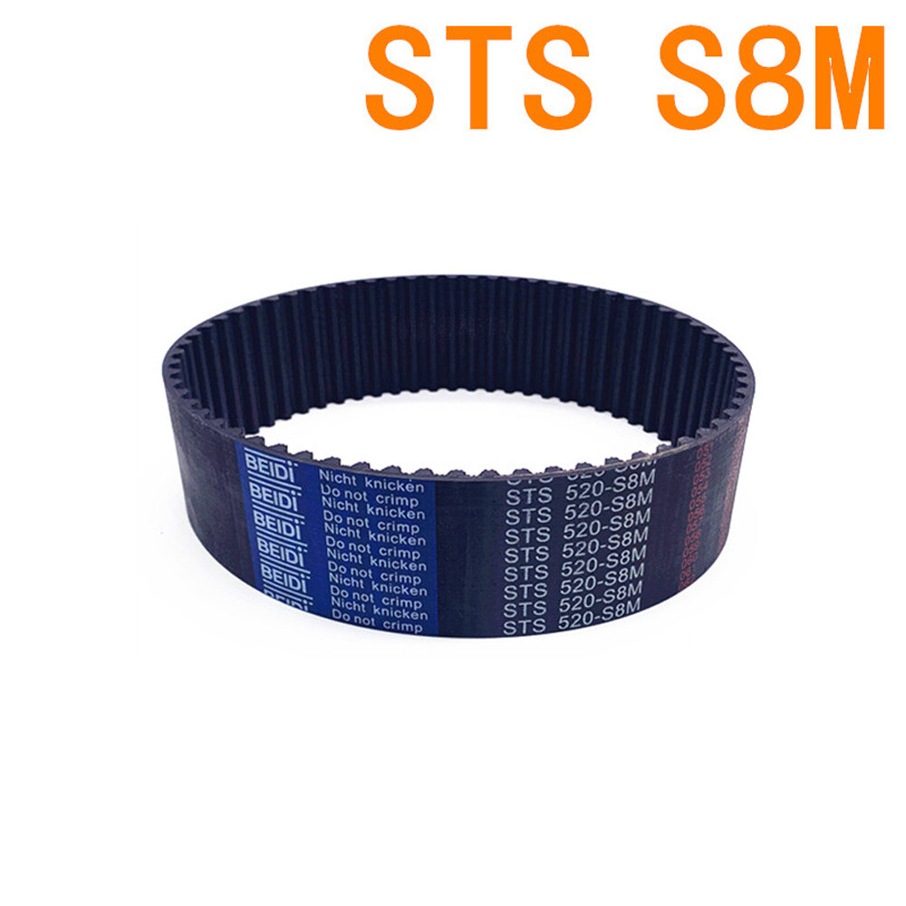 STS S8M Timing Belt Pitch 8mm Close Loop Rubber CNC Synchronous Belt Width 25mm