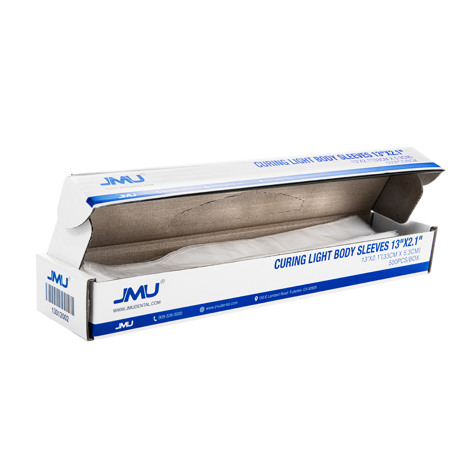 500Pcs Dental Disposable Protective Sleeves 13″ x 2.1″ For Curing Light Body