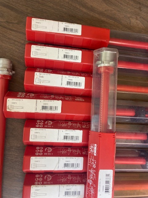 Hilti DD EC-1 Diamond Core Drill Wet Drilling Machine Kit With Core Bits & Case.