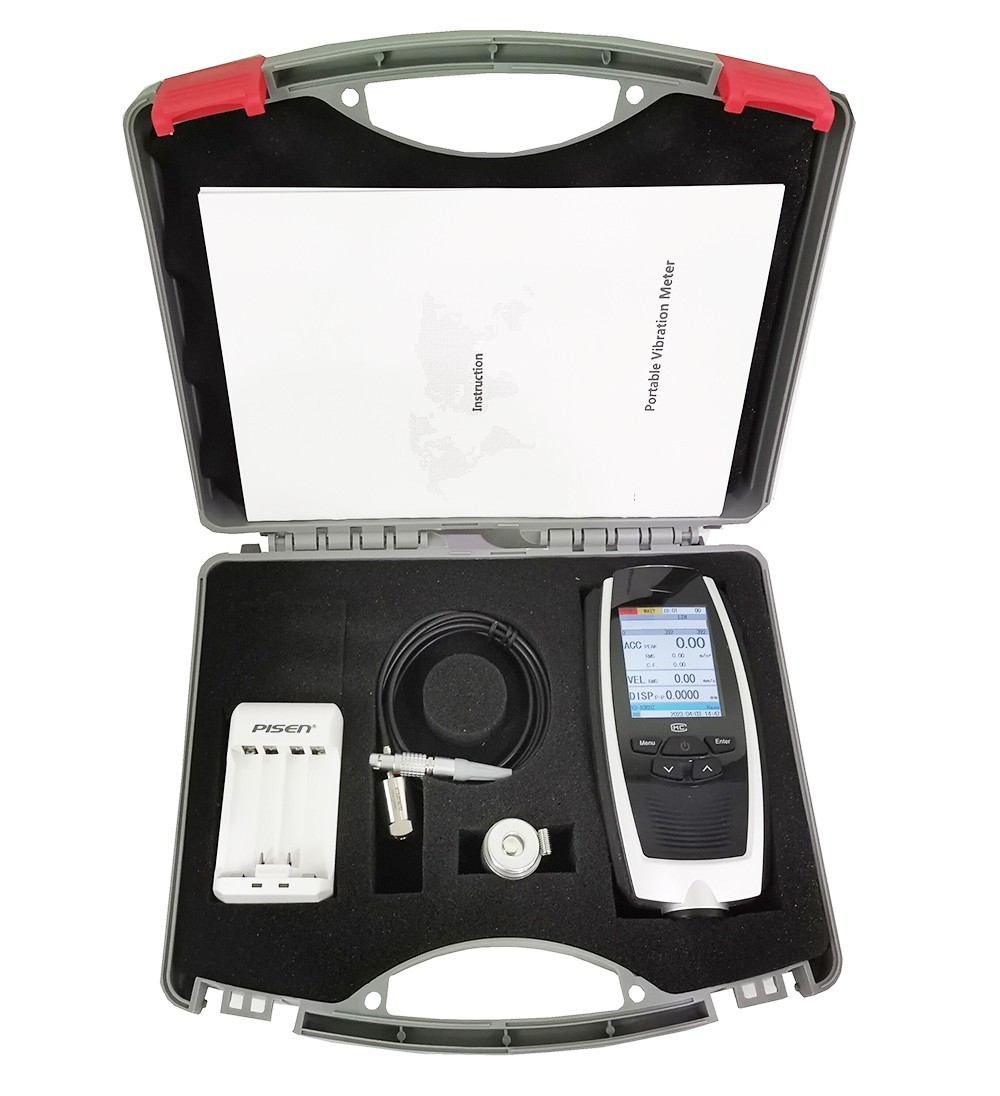 Handheld Vibration Analyzer Tester with Range Displacement（0.001~10）mm（VP-P）