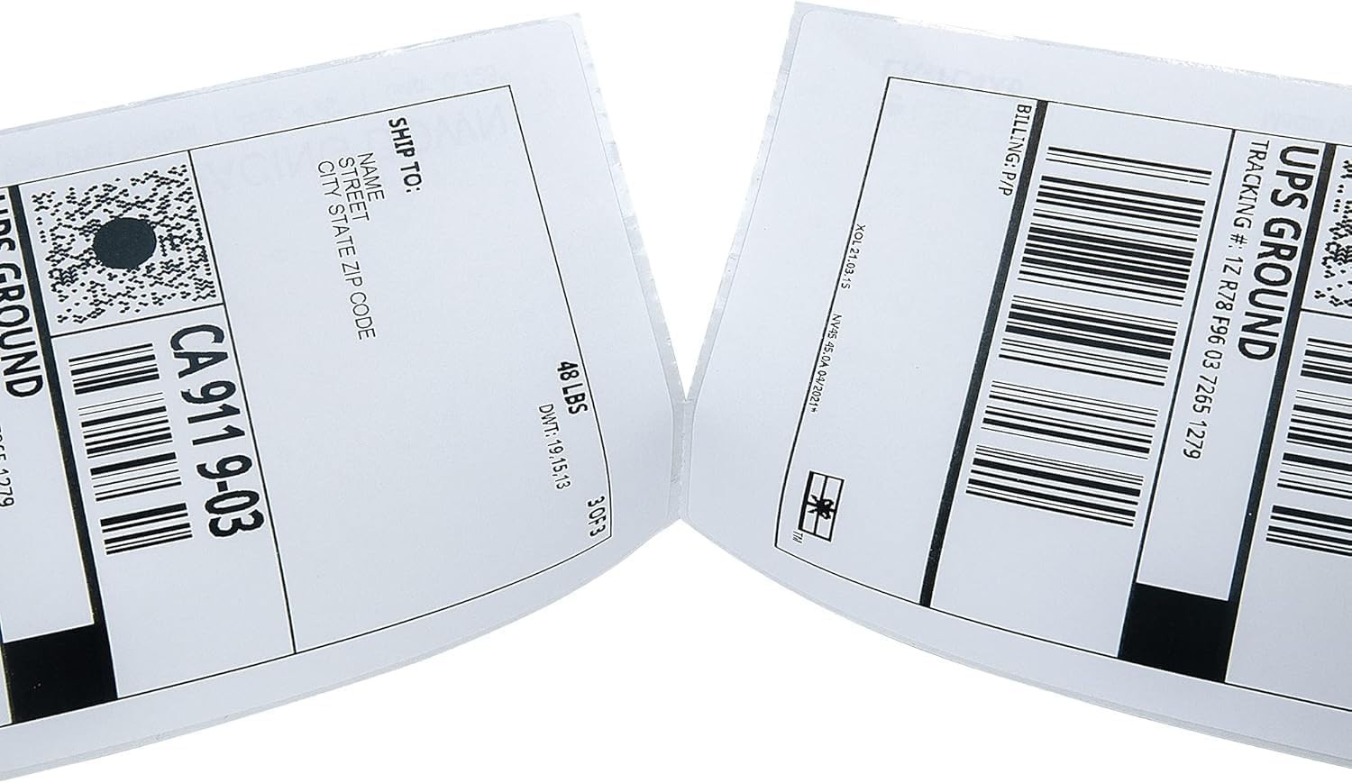 Dual Stack 4000 Count 4×6 Thermal Labels – High Adhesion for All Shipping Needs