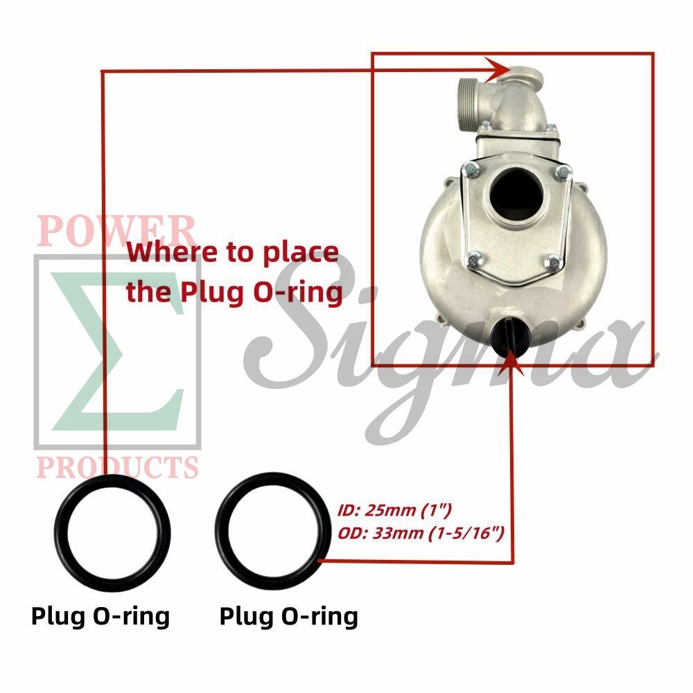 Gasket and Mechanical Seal For Predator 2″ in. 212cc Semi-Trash Water Pump 63405