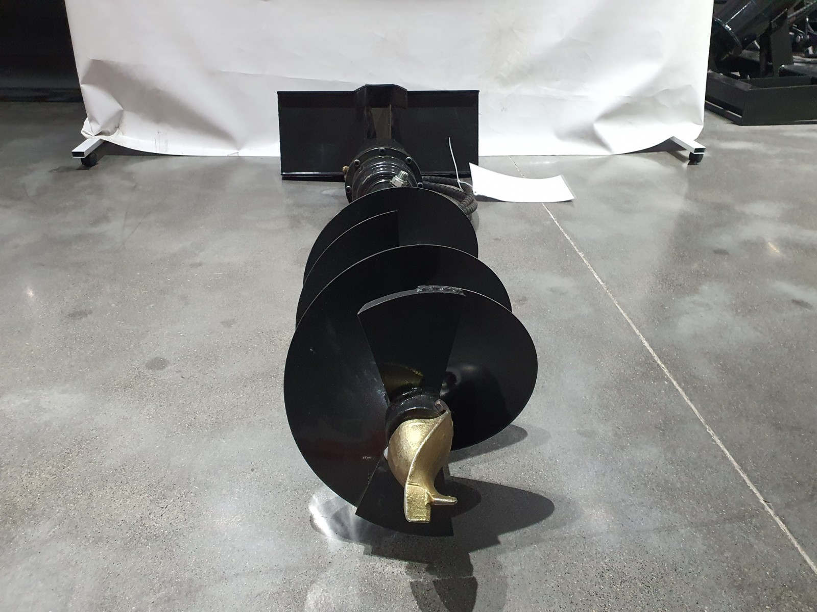 Agrotk M-AG Hydraulic Auger Mini Skid Steer Attachment 12inch for Micro Loader