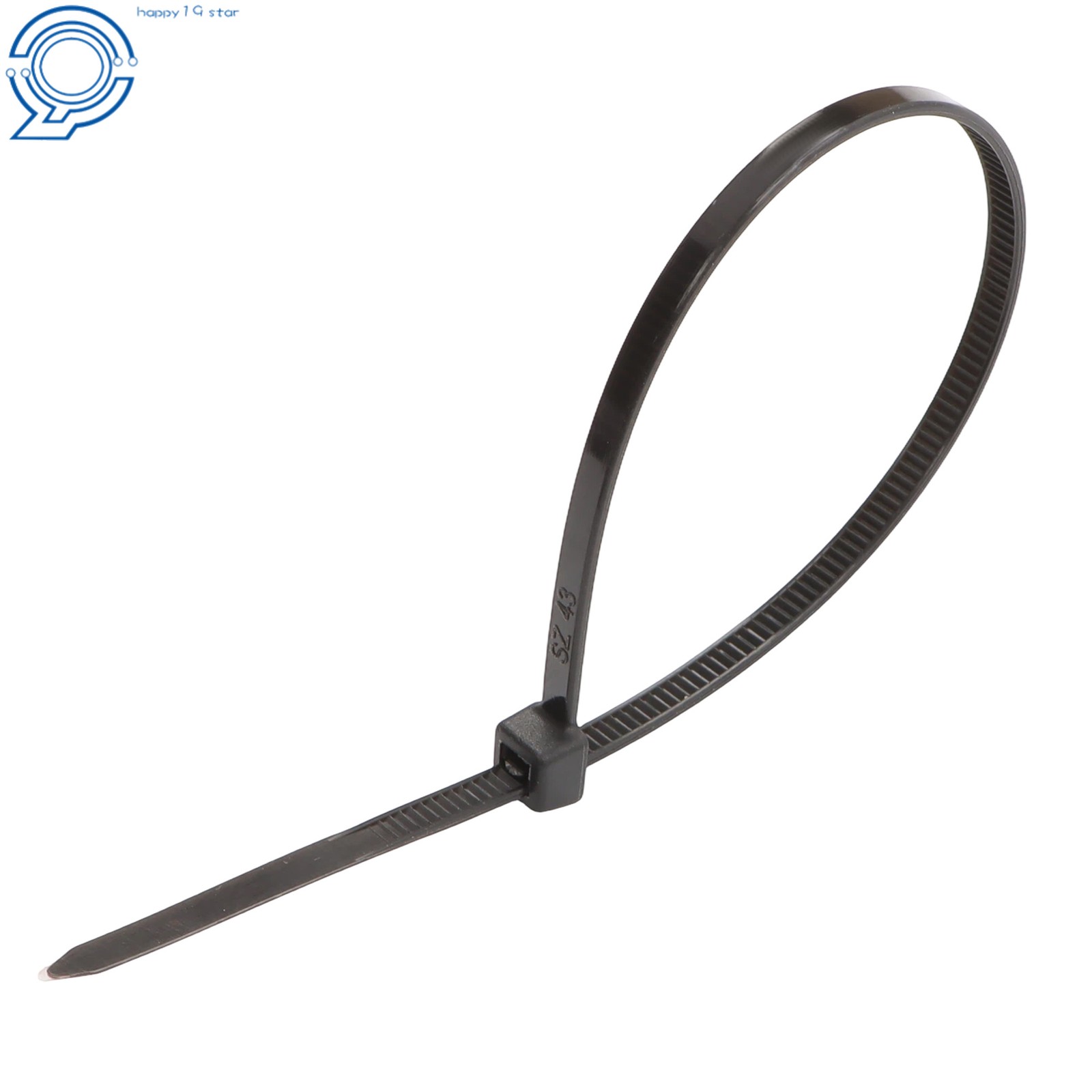 8″ Zip Ties 5000 Pack Heavy Duty 40lb Black Uv Cable Ties 0.14″ Max 185°F