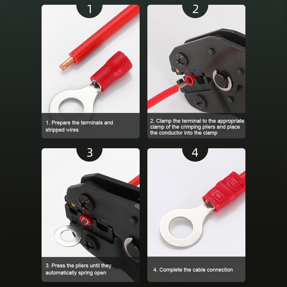 300 PCS Insulated Electrical Connectors Kit for Automotive & Marine Wiring