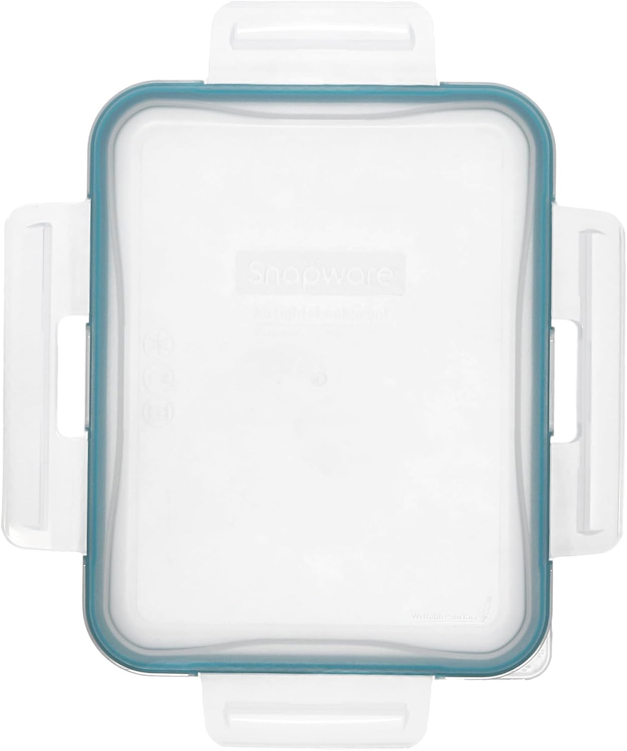 7211R-PC 6-Cup Clear Lid with Juniper Green Gasket – Made in USA | Bpa-Free Plas