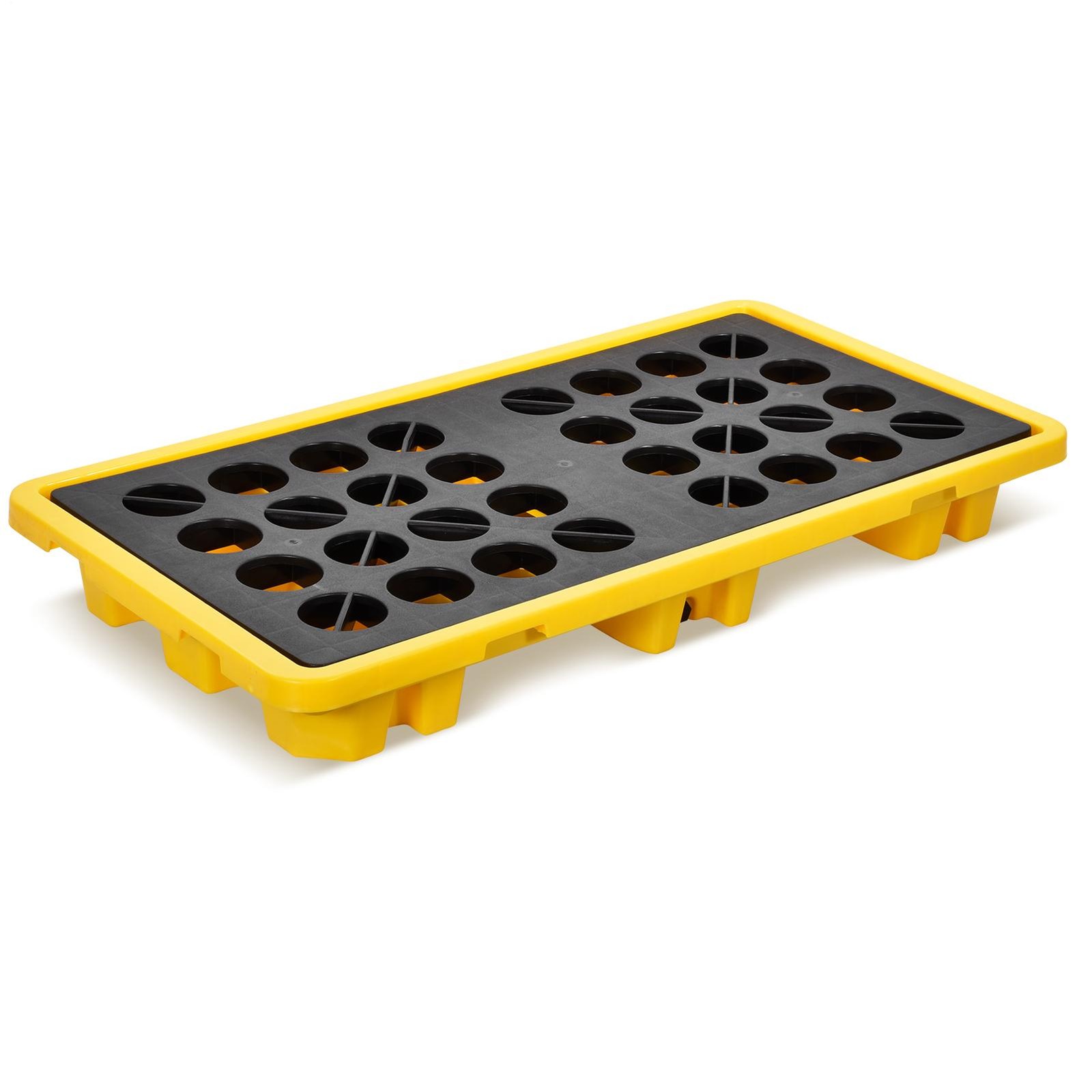 2 Drum Modular Spill Containment Platform, for Industrial Garage Basement