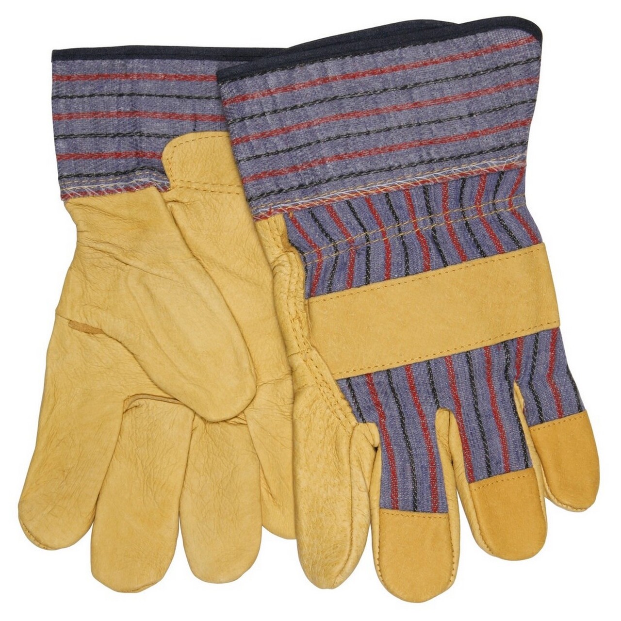 3 PAIR – MCR SAFETY 1960L Memphis Industrial Leather Work Gloves Size Large L