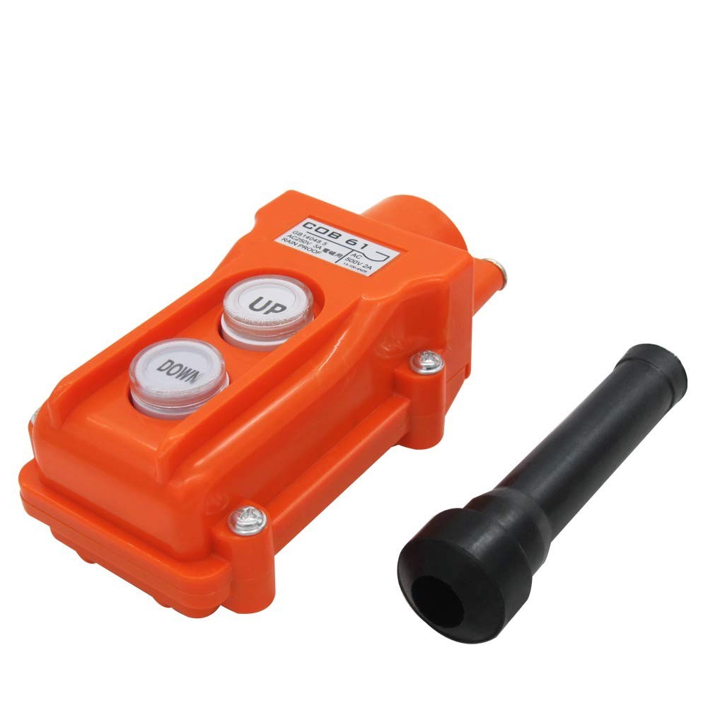 Rain Proof Up-Down Switch Control Station, Crane Pendant Hoist Push Button Swit