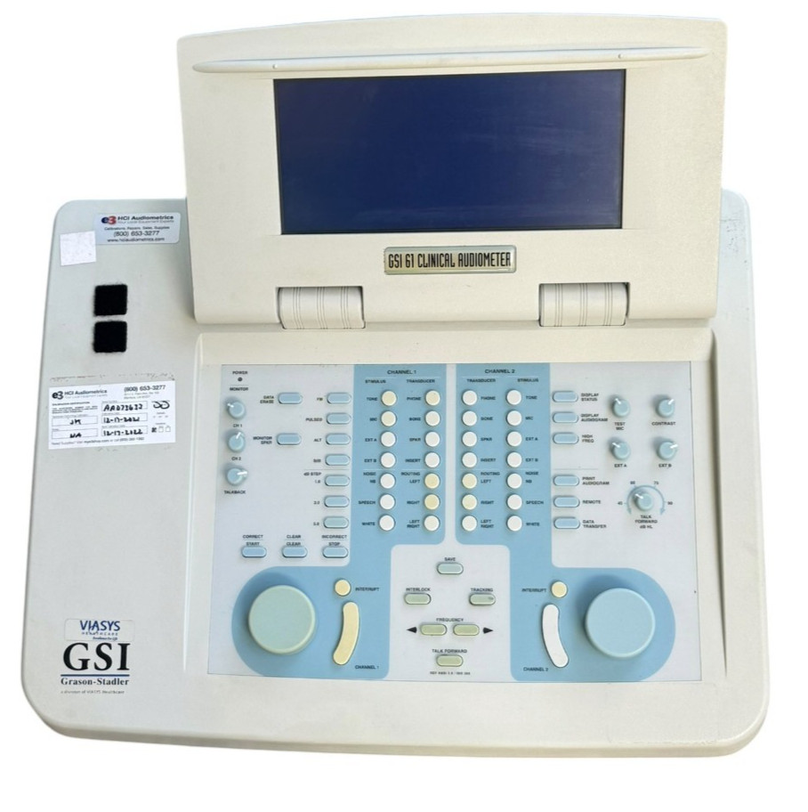 GSI Grason-Stadler GSI 61 Clinical Audiometer No Cable Cord