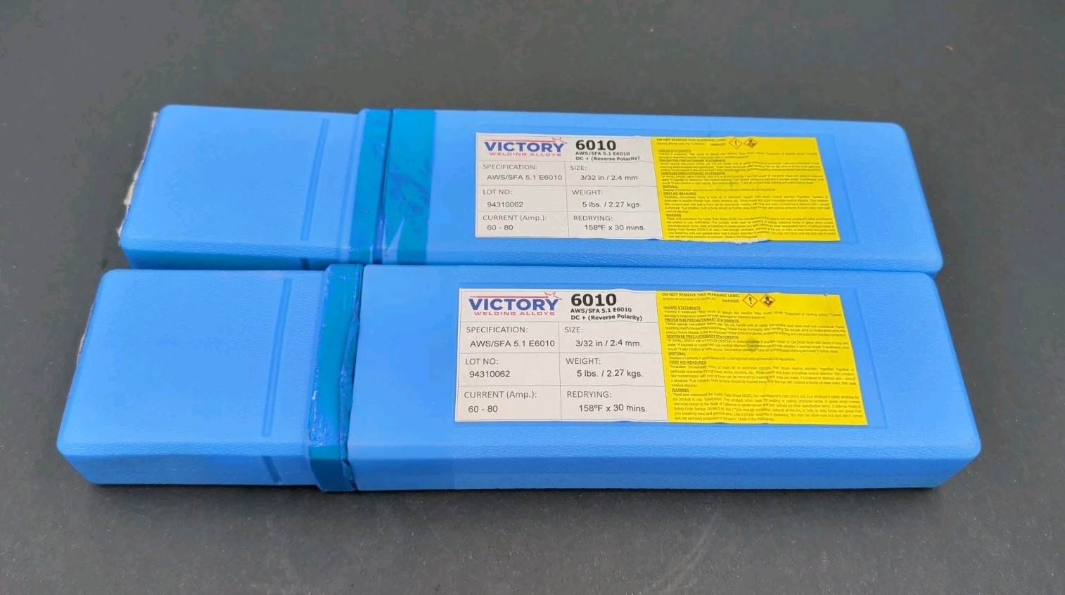 E6010 3/32″ 5Ibs Stick Welding Electrode 6010 Welding Rods 2 Packs 5Ibs
