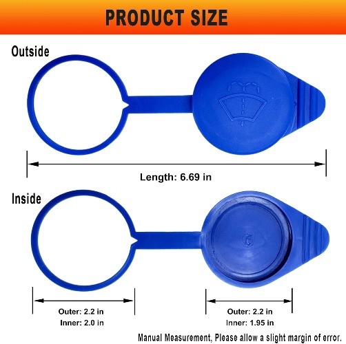 Windshield Washer Fluid Reservoir Cap Compatible with 2012 – 2022 E-Transit Tran