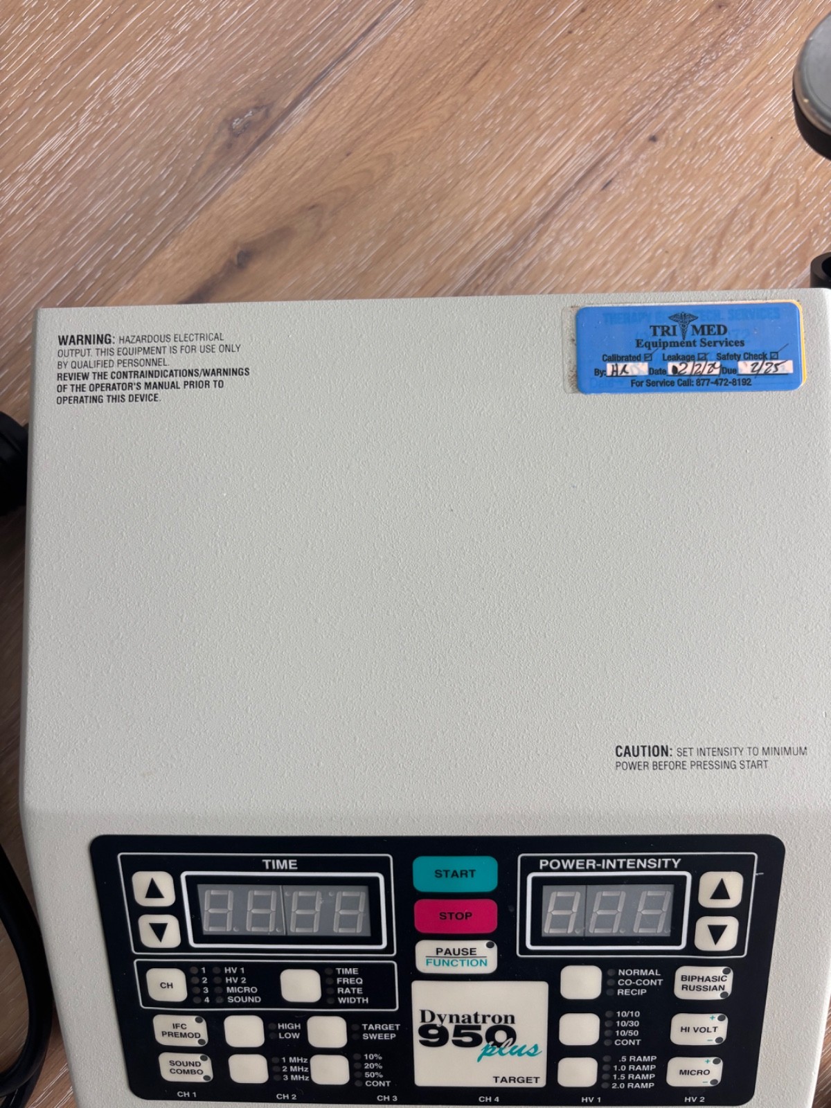Dynatron 950 Plus DRF-100 Electrotherapy Ultrasound Unit Tested Working