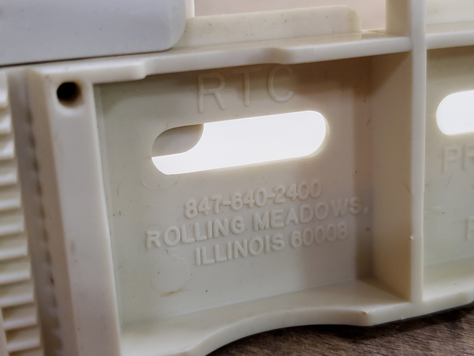 Lot of 55 RTC Profit Pusher 12″ T-Track Automatic Spring-Feed Shelf Units, Beige