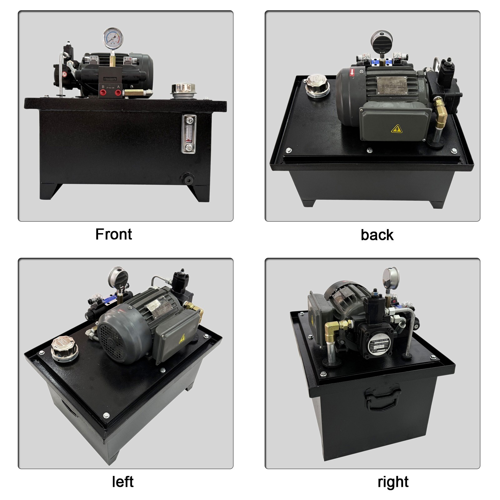 Small Hydraulic Power Unit (Single-phase 220V, 750W / 1.0HP, 6.5L/min, 7MPa)