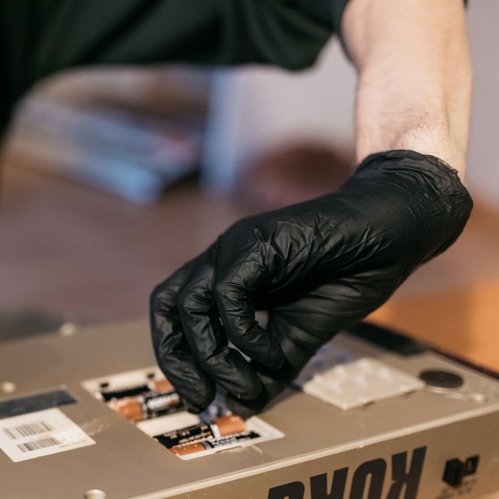 1st Choice Premium Black Nitrile Disposable Gloves, 6 Mil, Case of 1000