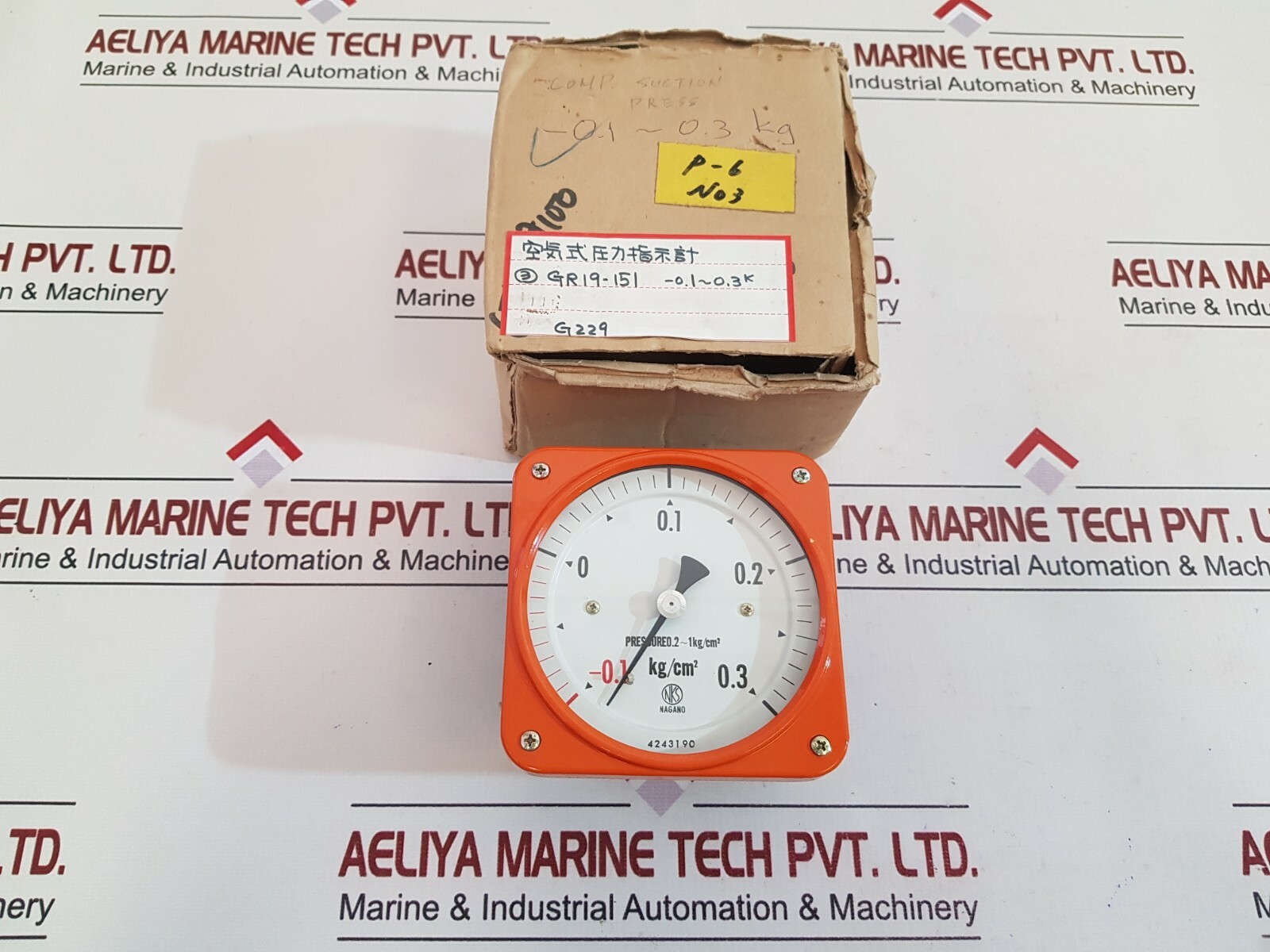 Nagano keiki gr19-151 pressure sensor switch gauge