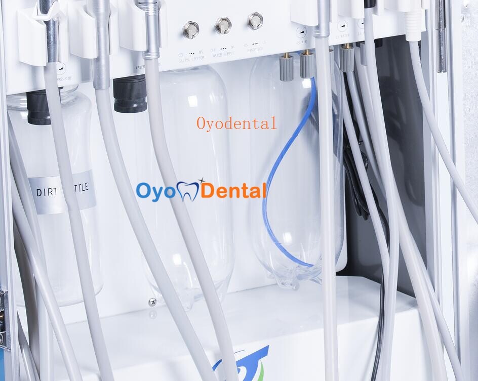 Greeloy GU-P206 Portable Dental Unit + Scaler + Curing Light + Handpiece Kit 4H