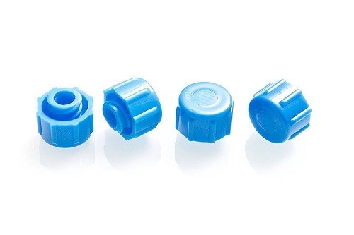 Global Medical Products Syringe Tip Caps – QTY 100 – Blue