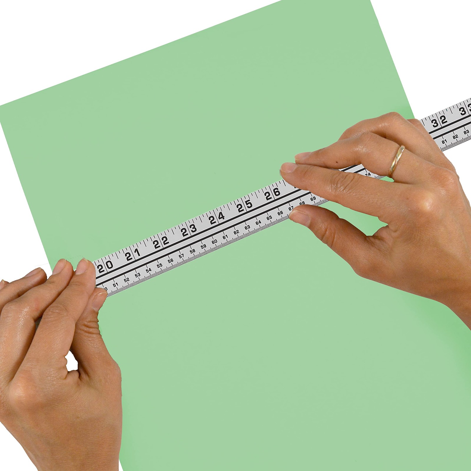 Silver Aluminum Yard/Meter Stick 39Inch/100cm Measuring Model YMS1