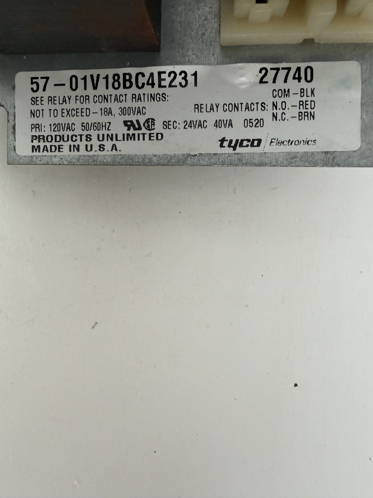 HONEYWELL R8239 A 1052 TYCO TRADELINE FAN CENTER NEW