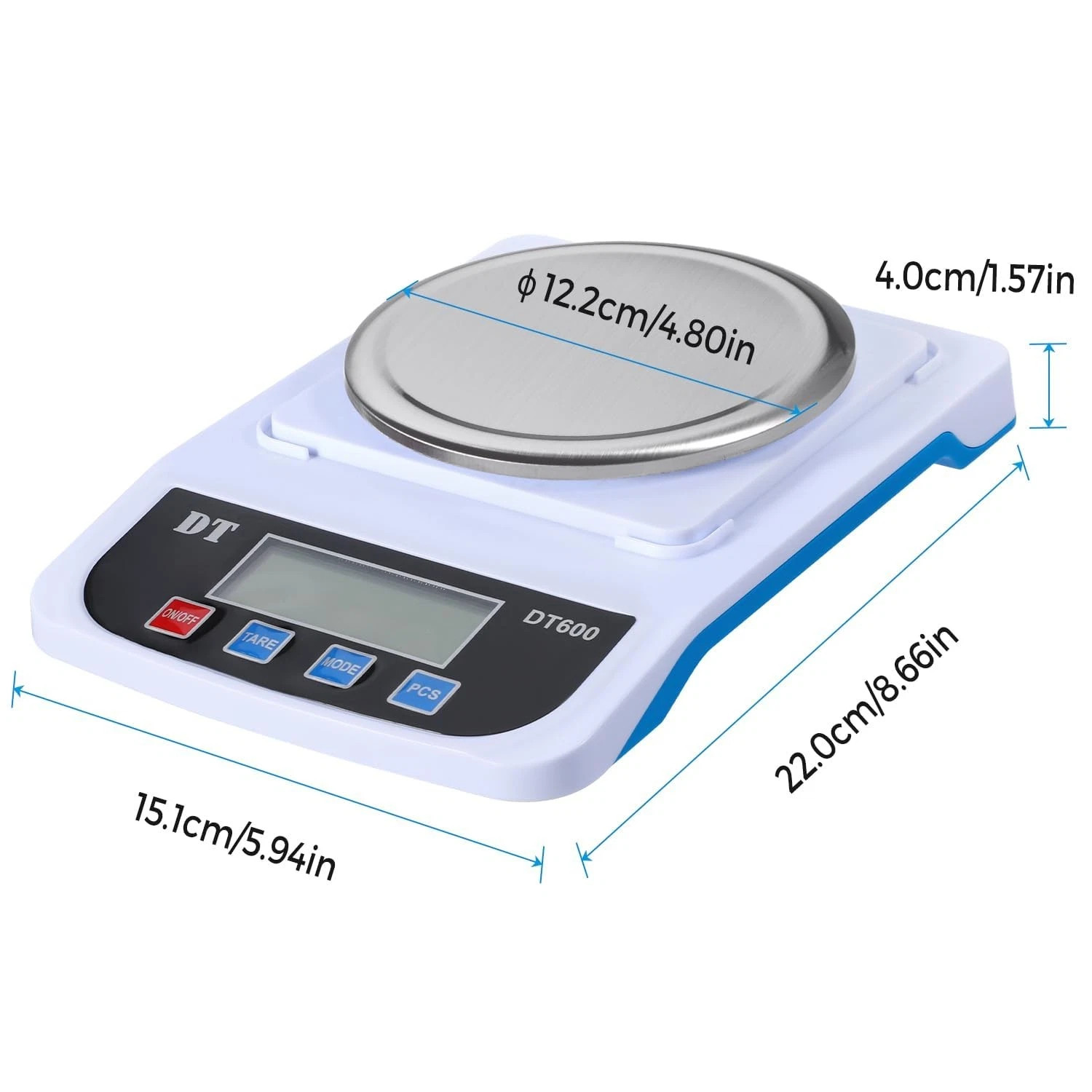 Pocket 1000g x 0.01g Digital Jewelry Gold Coin Gram Balance Weight Precise Scale