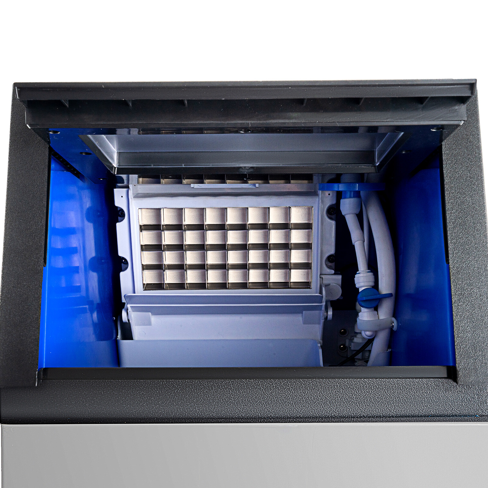 132lbs Built-in Commercial Ice Maker Stainless Steel Freestanding Cube Machine