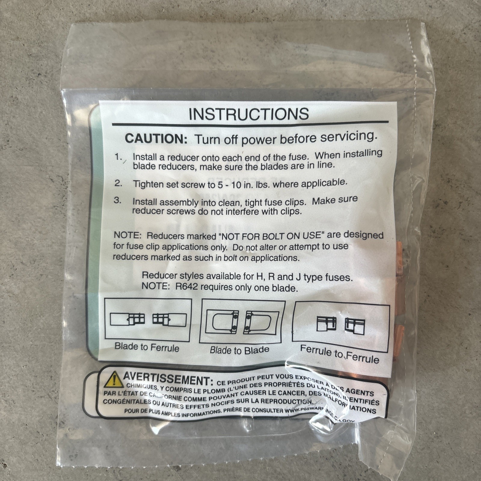 New Case Of 10 Littlefuse LRU263 Class R Fuse Reducer 60 – 30 Amps