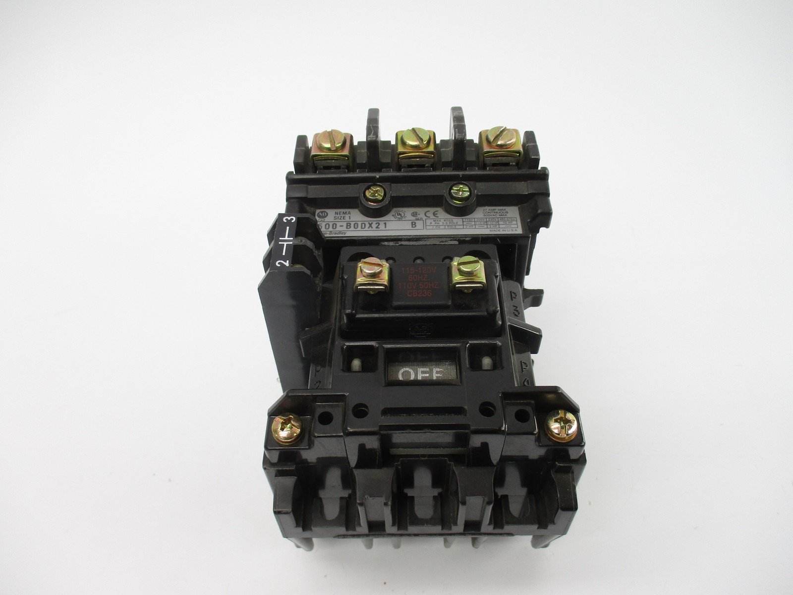 INDUSTRIAL SPARE PART 500-BODX21 SER. B 110/115-120V 27A NSNP