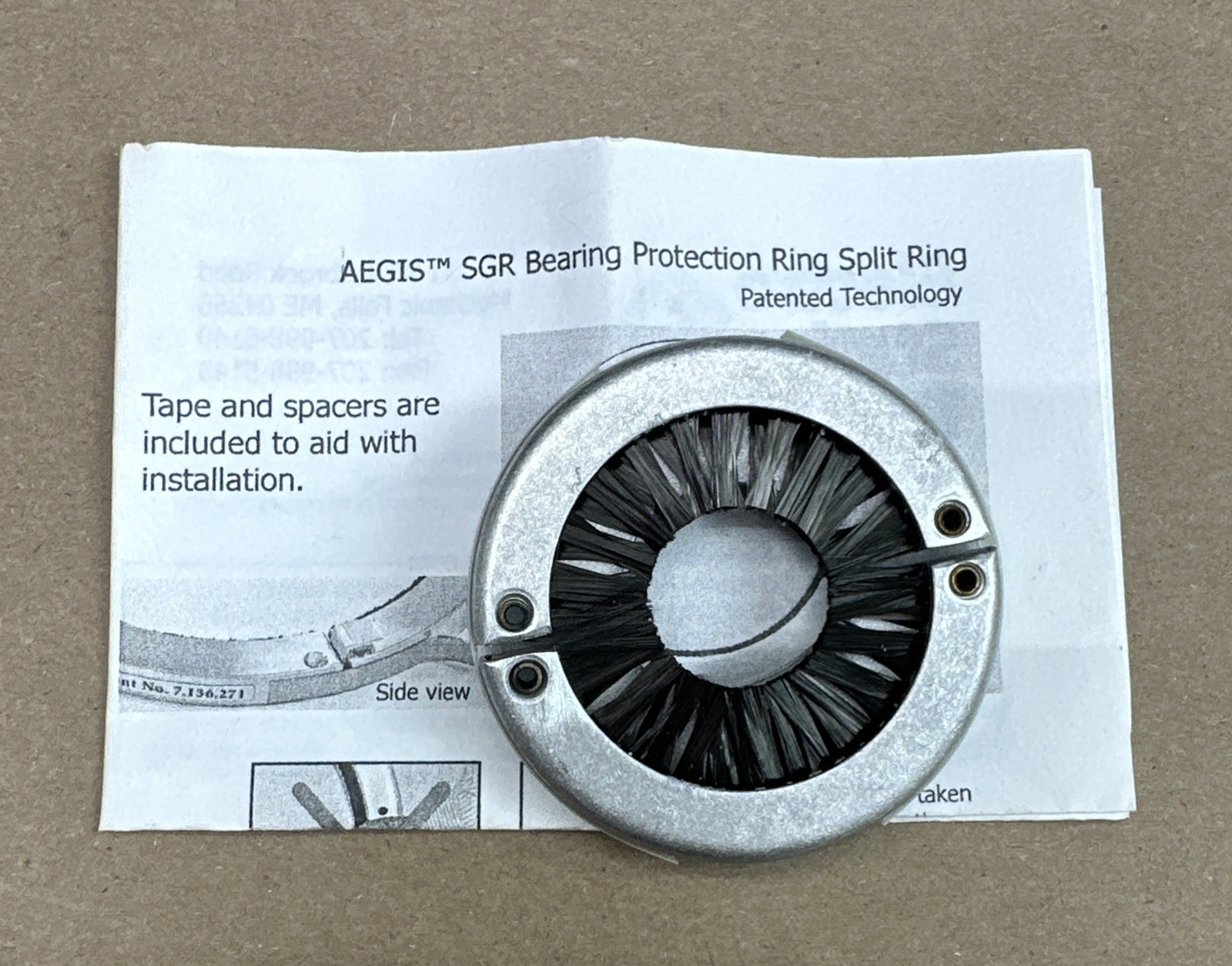 AEGIS Bearing Protection Rings SGR-18.7-2A4 Bearing Grounding Ring – NEW IN BOX