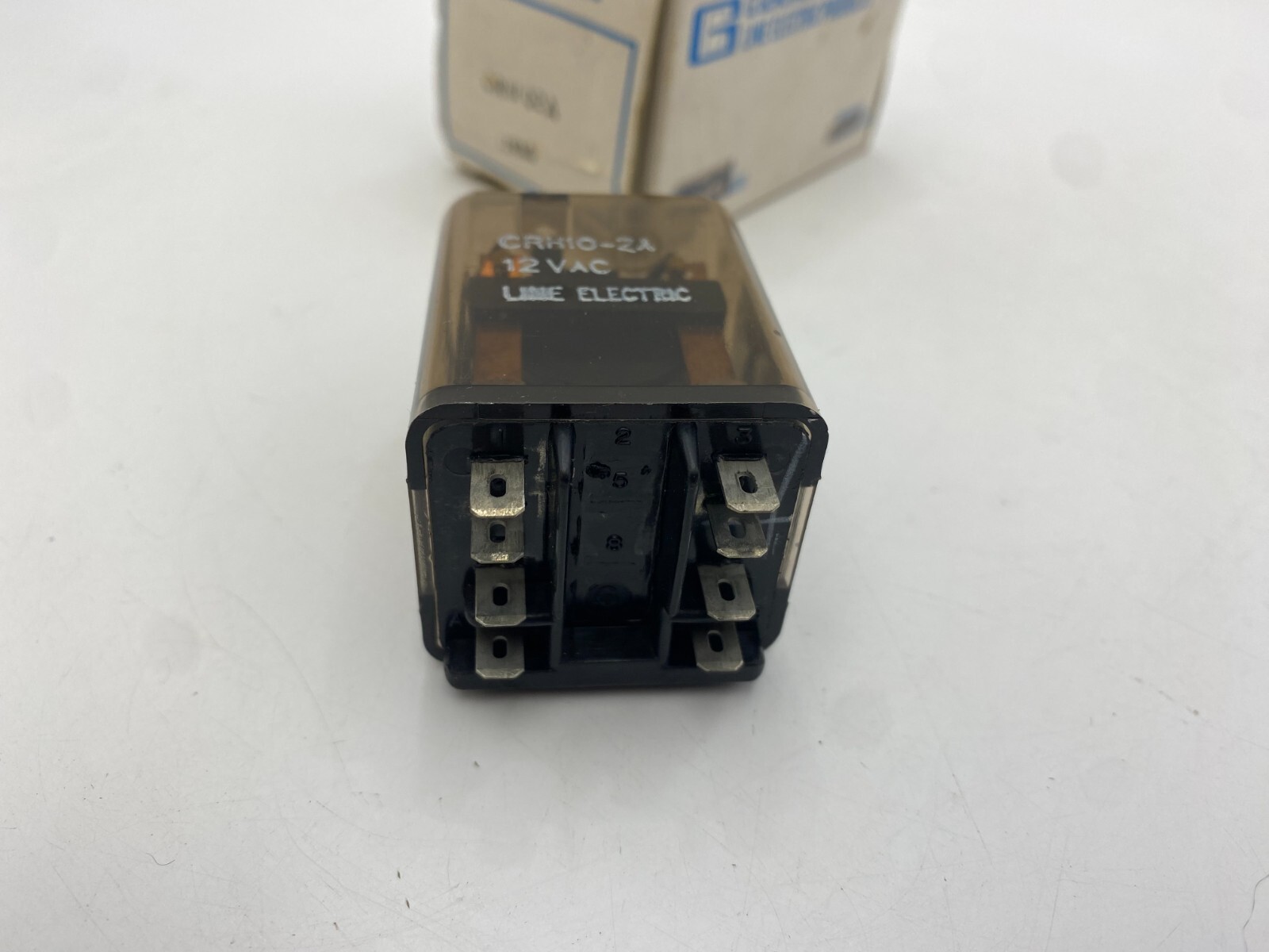 General Electric CR220HG78J05 Relay 12-Volt AC Coil 120/240 Volt 50/60Hz 8-Pins