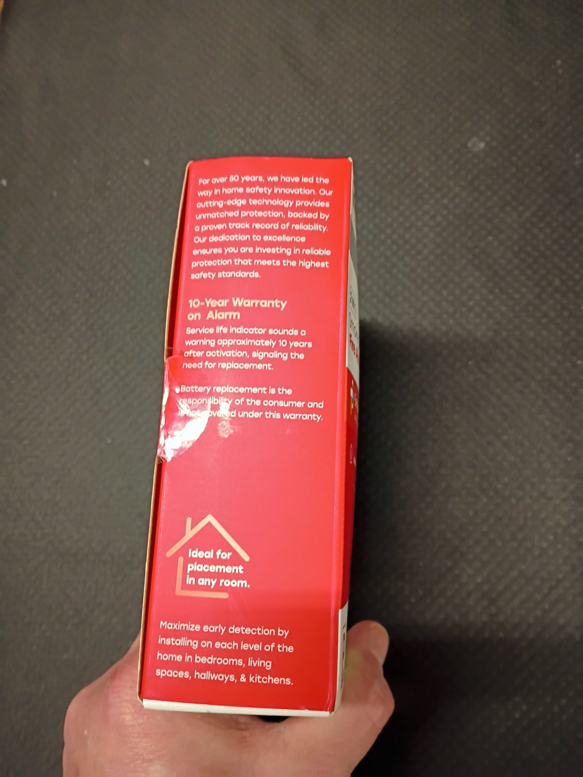 USI Hardwired and 1-Year Battery Backup Smoke Detector NO BATTERIES