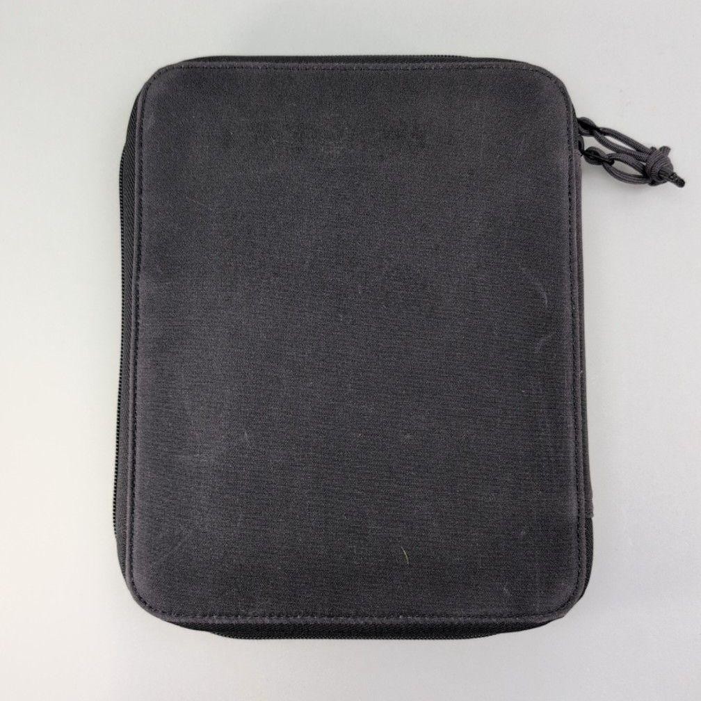 LOCHBY Daily Folio A5 Black Yellow YKK Travel Pen Case Pouch