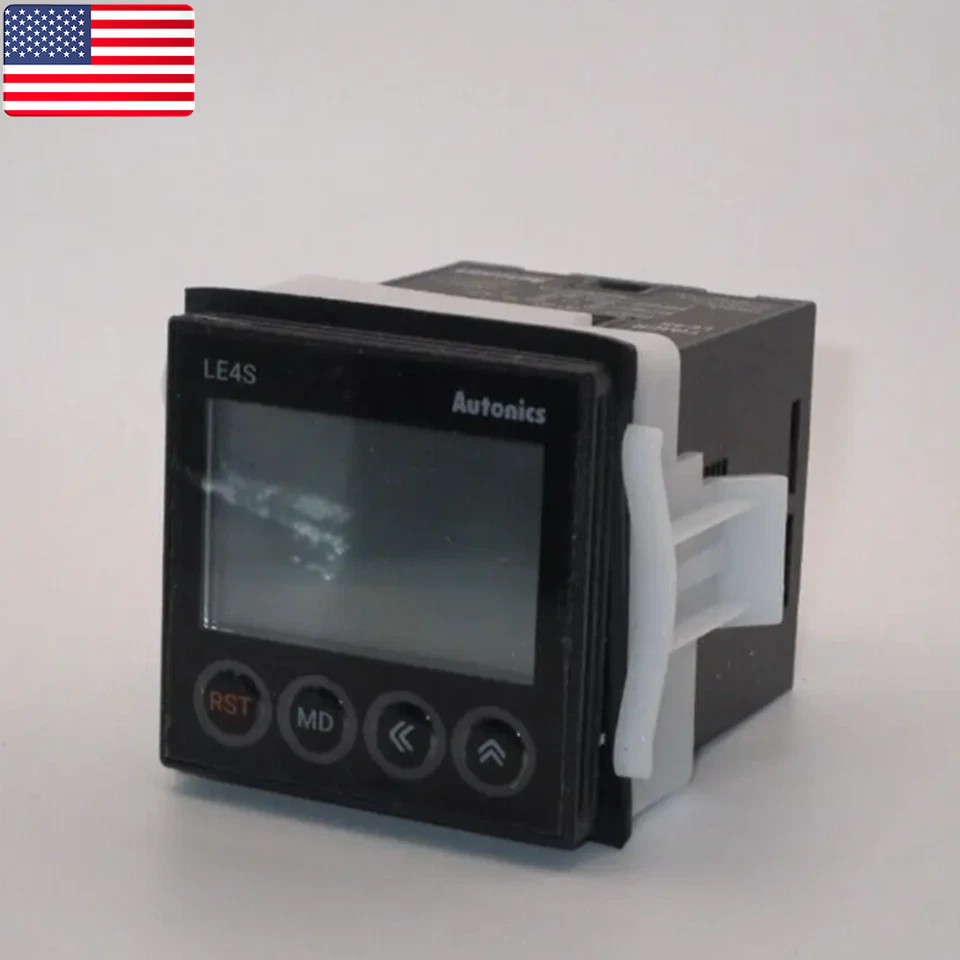 One Brand New AUTONICS LE4S Digital Backlit LCD Timer – US Stock