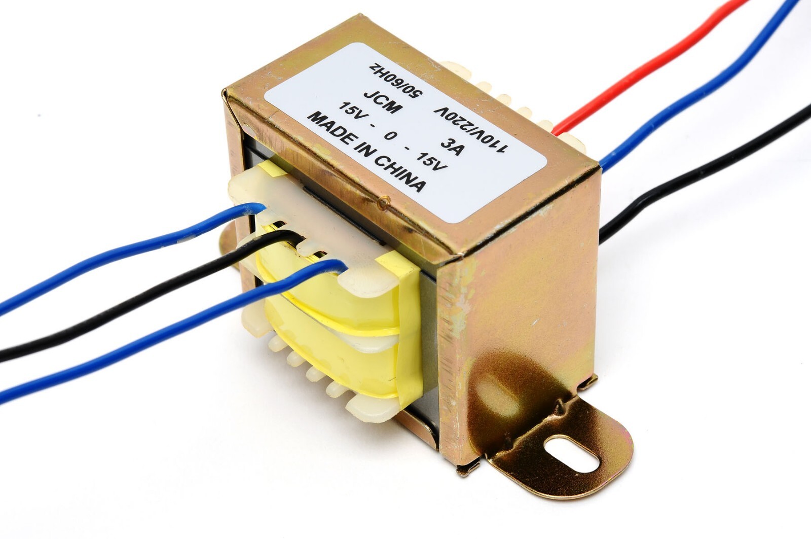 110/220VAC to 30VAC 3000mA 3A Center Tap Power Transformer 15V-0-15V 30VAC 15Vx2
