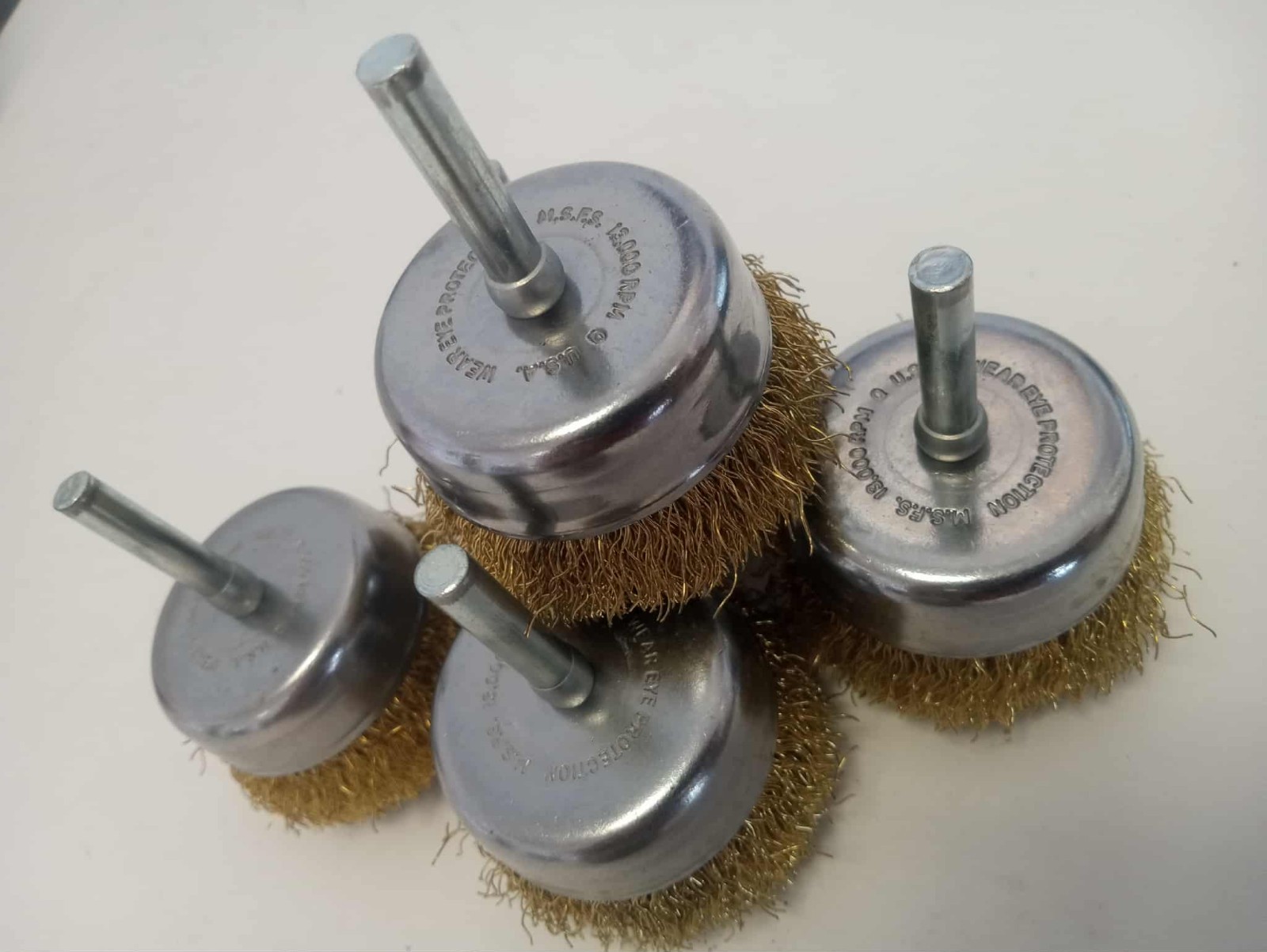 PPE BRASS CLEANING BRUSHES BRASS CUP BRUSHES 1-3/4″X 3/4″X1/4″ 0.12 13.000MRPS