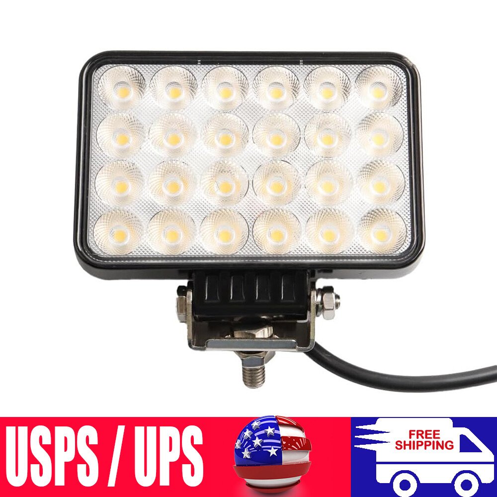 72w LED Work Light Fog Light Driving Lamp For Truck ATV UTV 4X4 Offroad