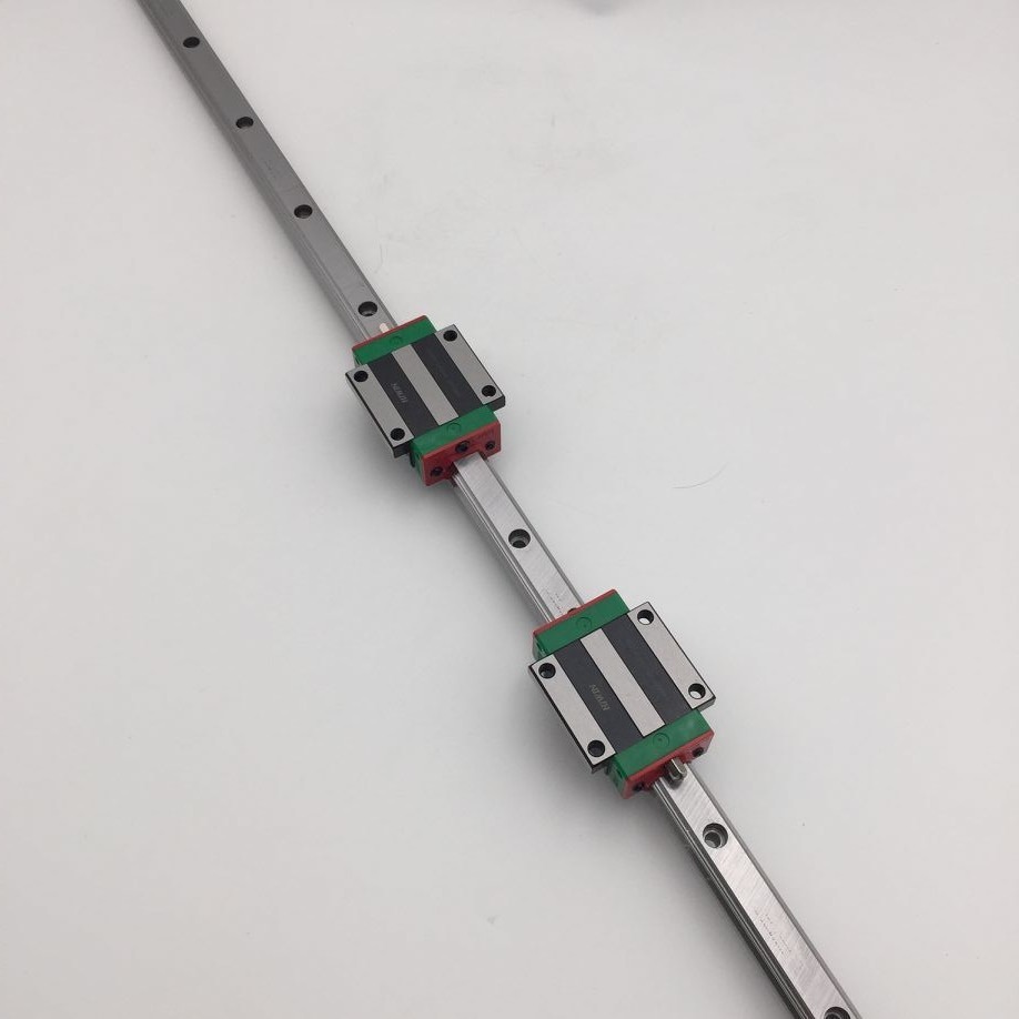 HGR25 Linear Rail Guide 1000mm & 2pc HGW25CC Rail Block CNC Kit Original HIWIN