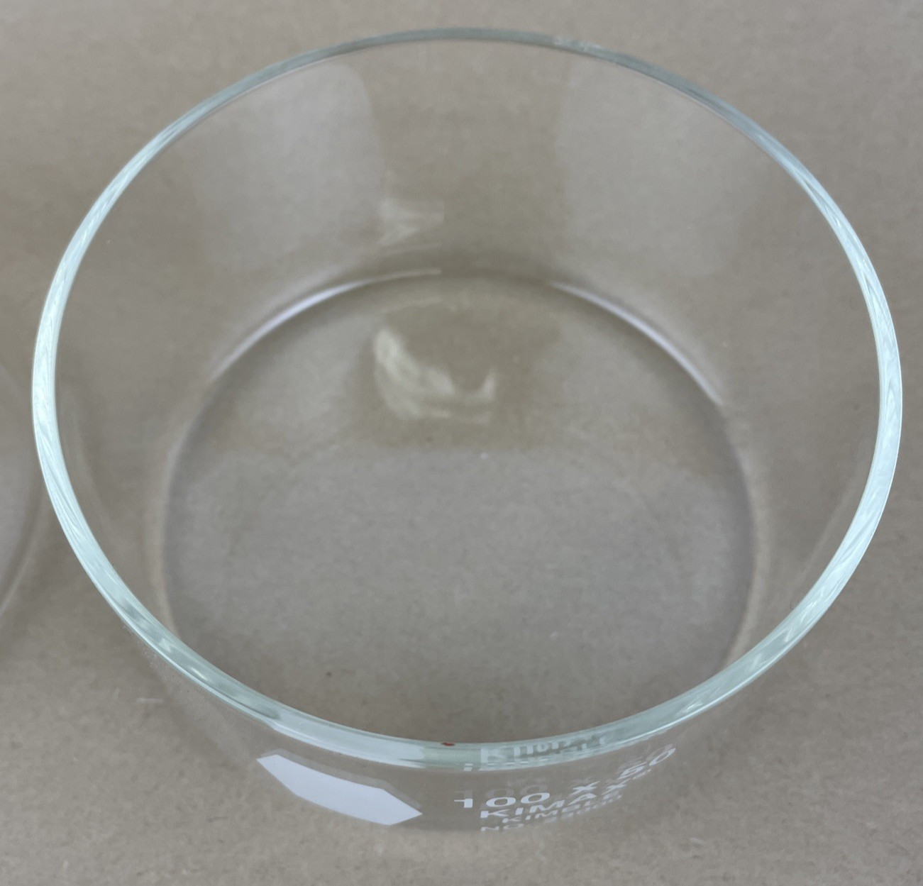 Set of 2 || KIMBLE KIMAX Crystallization Dish, 100 x 50mm, 170mL NO. 2300 10050