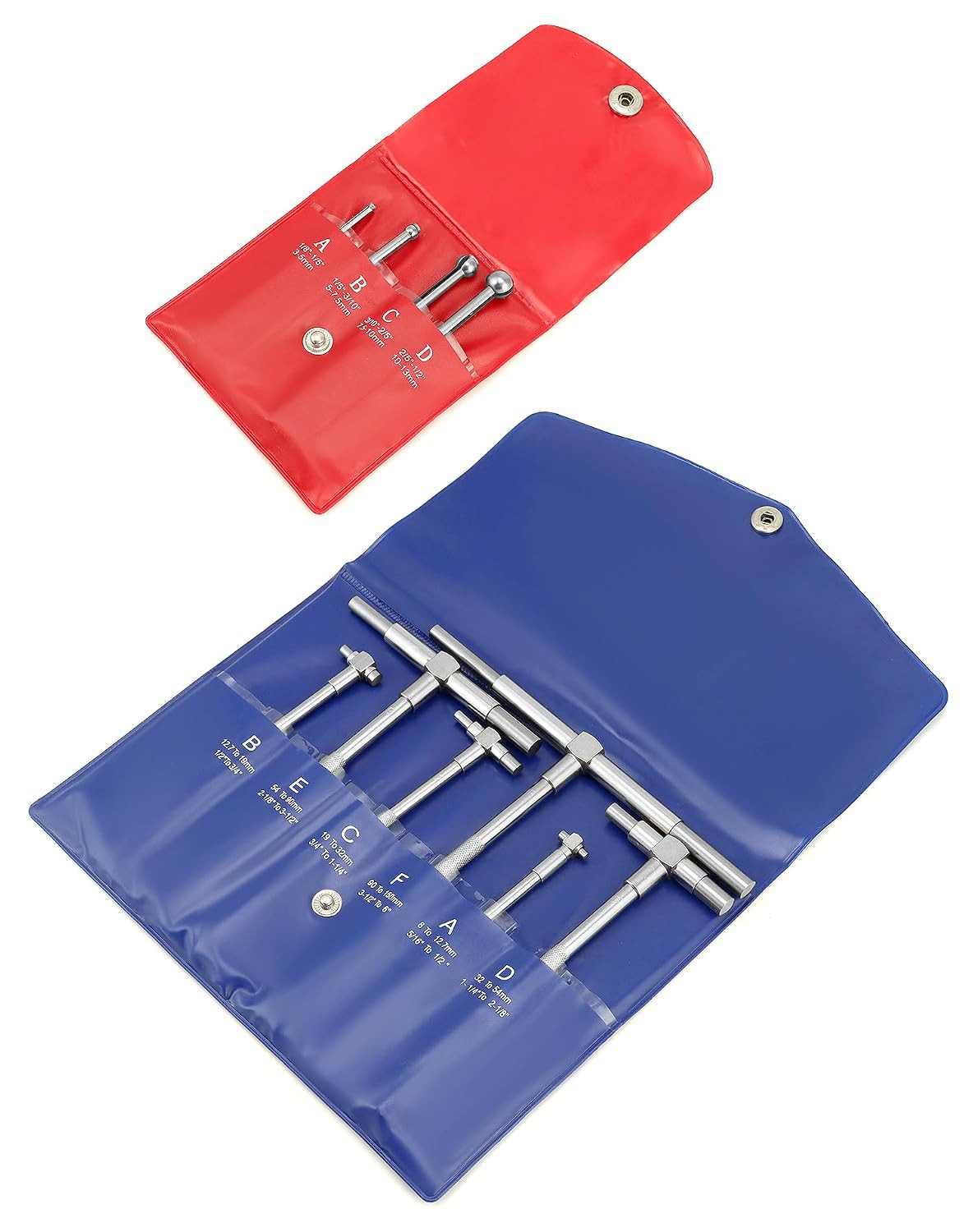 Stainless Steel Telescoping Bore Gauge Set – 1/8″ to 1/2″ Range and T Bore Hole