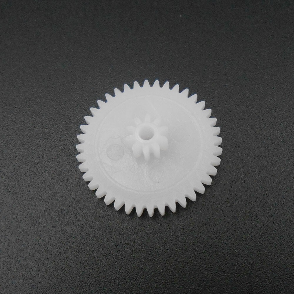 50Pcs X 0.5M Plastic Spindle Double Gear Bilayer 40T +10T Bore 2MM 2.05MM 40102B