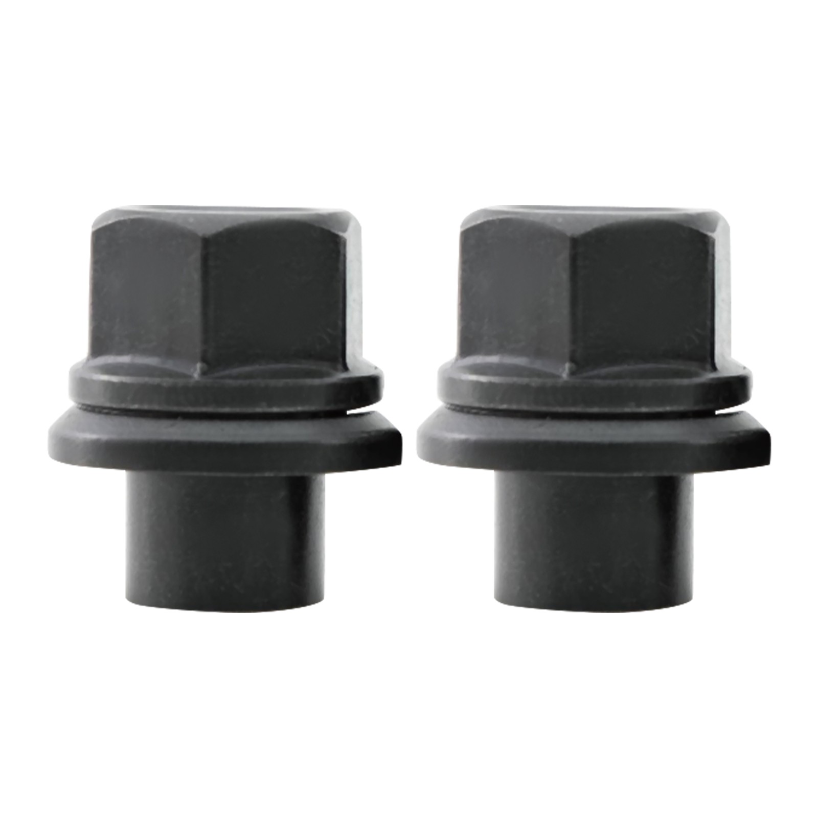 2 Pieces Sleeve Flanged Wheel Nuts M22×1.5 Heavy Duty Truck For 1.02in Bolt Hole