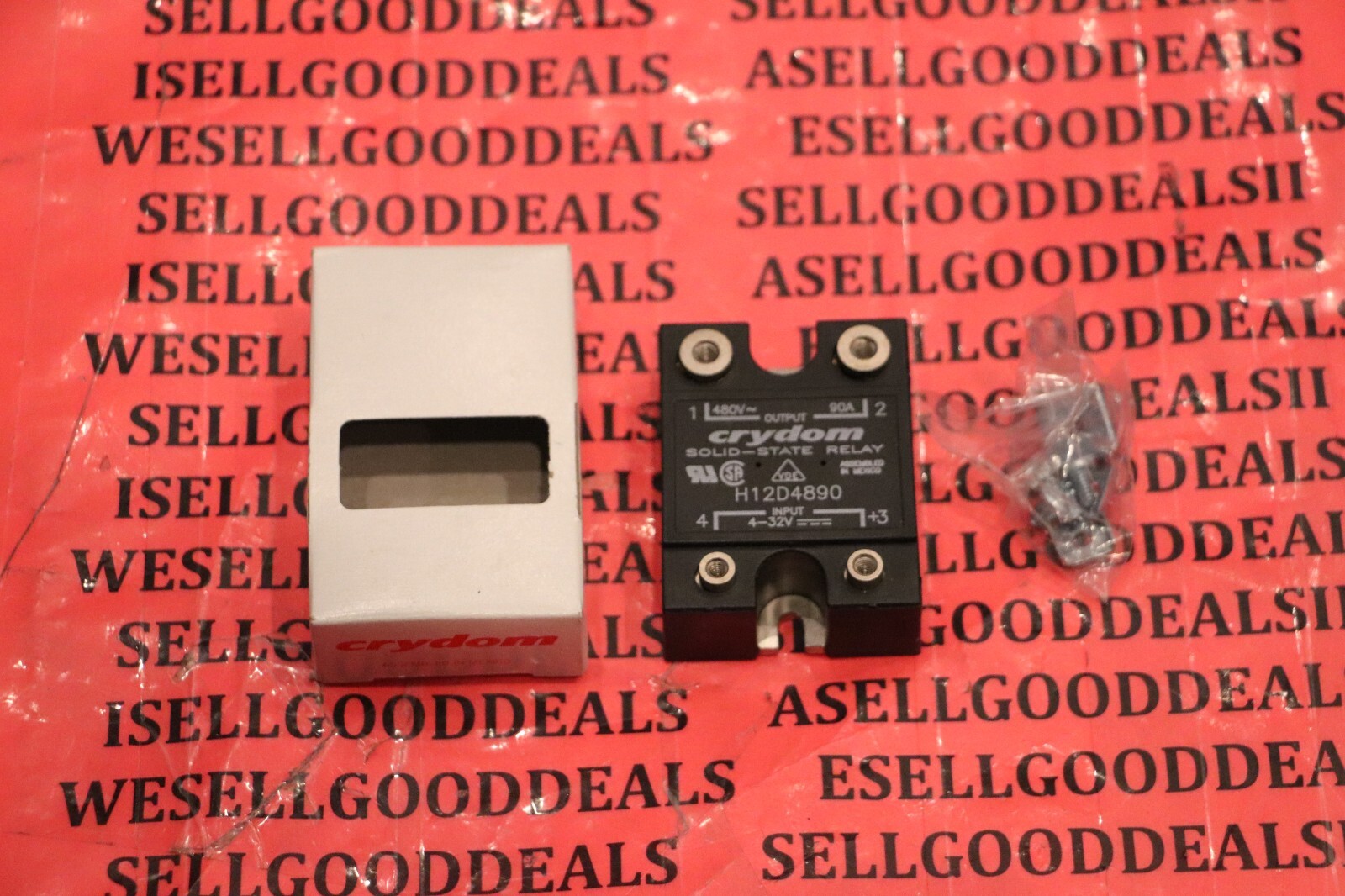 Crydom H12D4890 Solid State Relay In: 4-32VDC Out: 480VAC 90A New