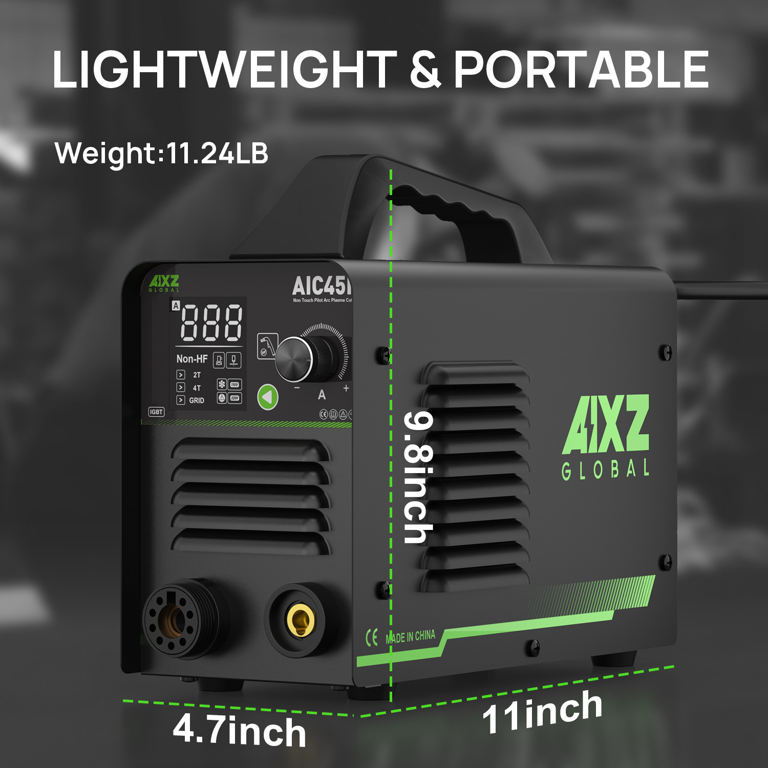 45 Amp Non-HF Plasma Cutter , Non-Touch Pilot Arc Cutting Machine 110/230V Kit