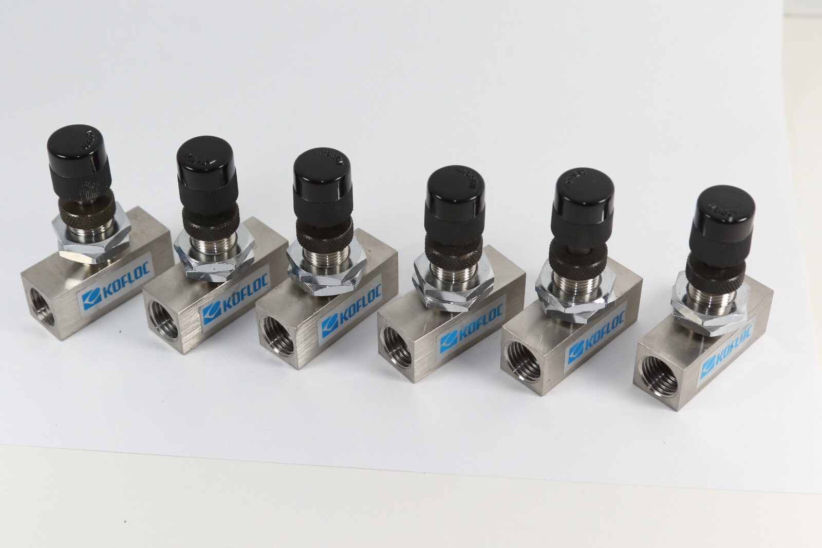 Precision needle/metering valve, KOFLOC, 304SS, 2400T-SUS304-RC1/4-N3