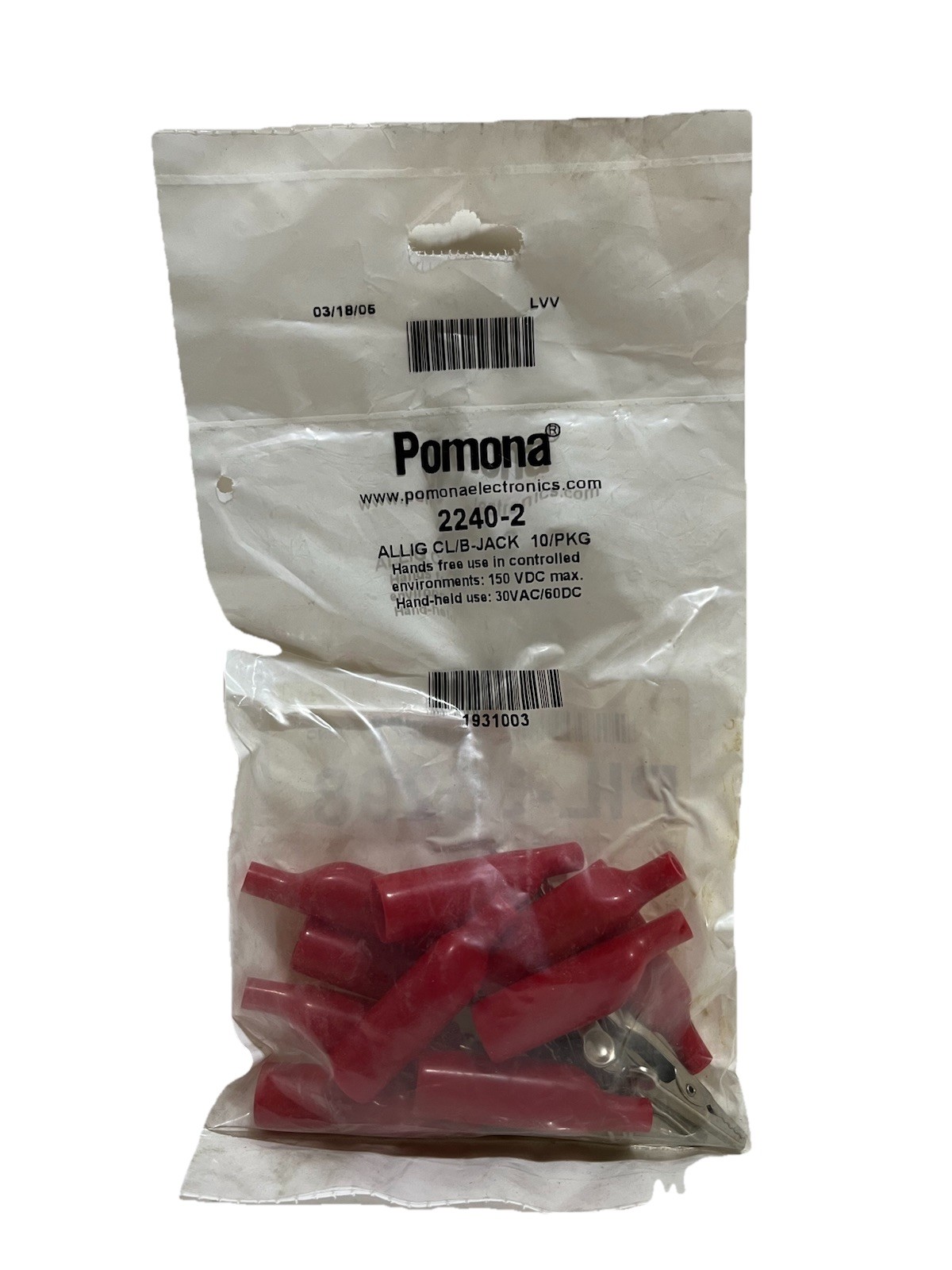 POMONA 2240-2 Alligator Clip 10 Pack LOT OF 3 NEW IN PACKAGING