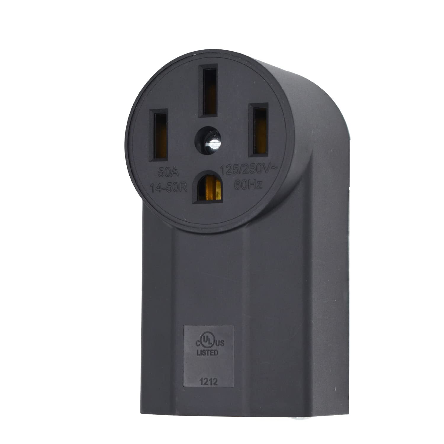 NEMA 14-50R Receptacle 3-Pole 4-Wire Surface Mount Power Receptacle, 250V