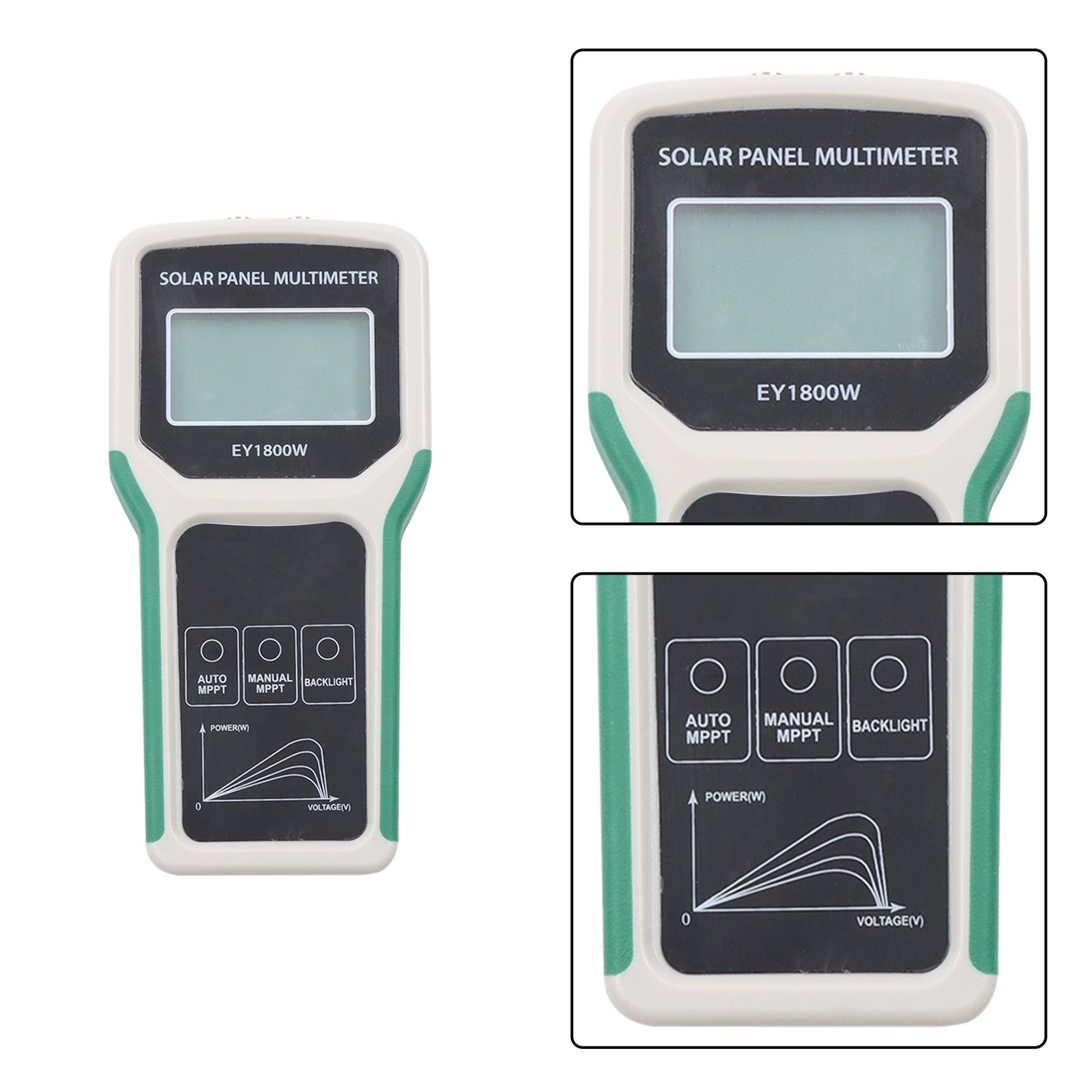 MPPT Solar Panel Multimeter for Power Current Open-Circuit Voltage 1800W
